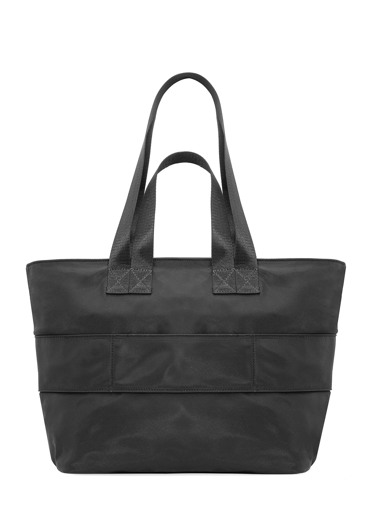 Black large shopper bag TOREN-0325-99(Z25)