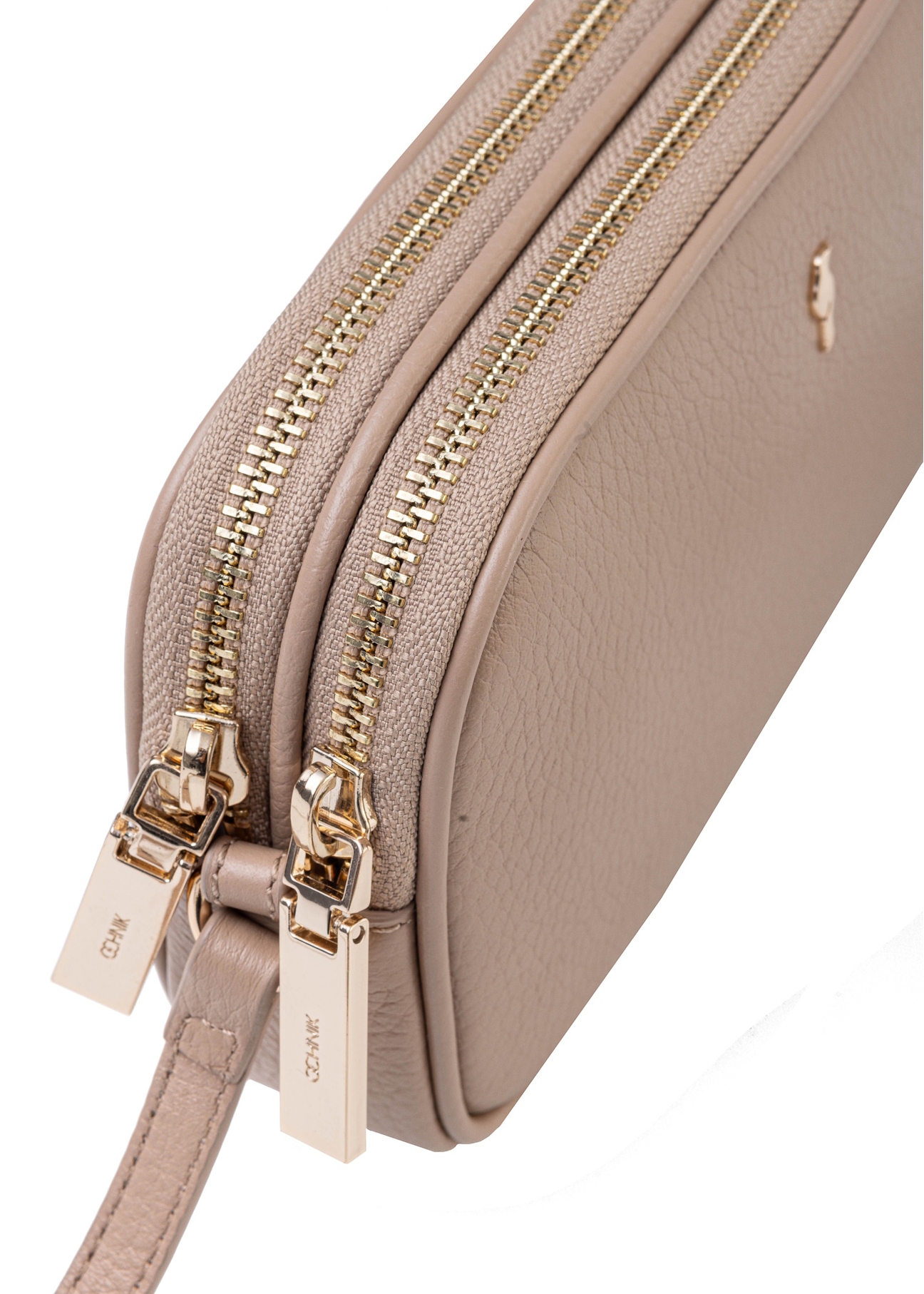 Small beige leather women's handbag TORES-0466D-81(Z25), close-up detail on white background.
