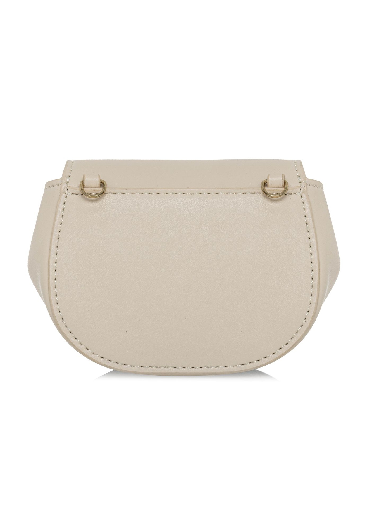 Small cream handbag on a chain TOREC-1013-12(W25)-04