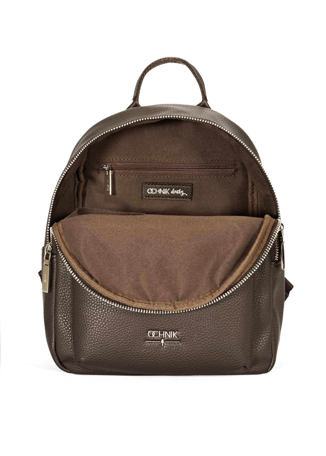 Dark brown women's backpack TOREC-0996A-89(Z25)
