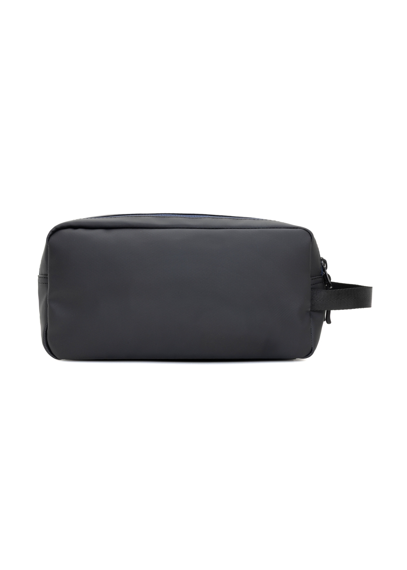 Black men's cosmetic bag TORMN-0394-9J(W26) - product view from the back, on a white background.