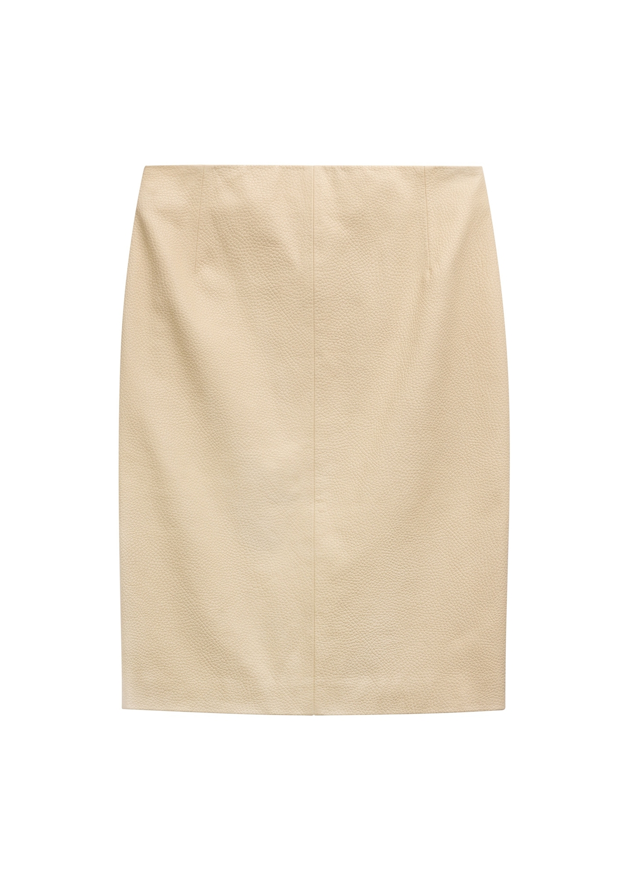Yellow leather skirt SPCDS-0031-2A(W26)
