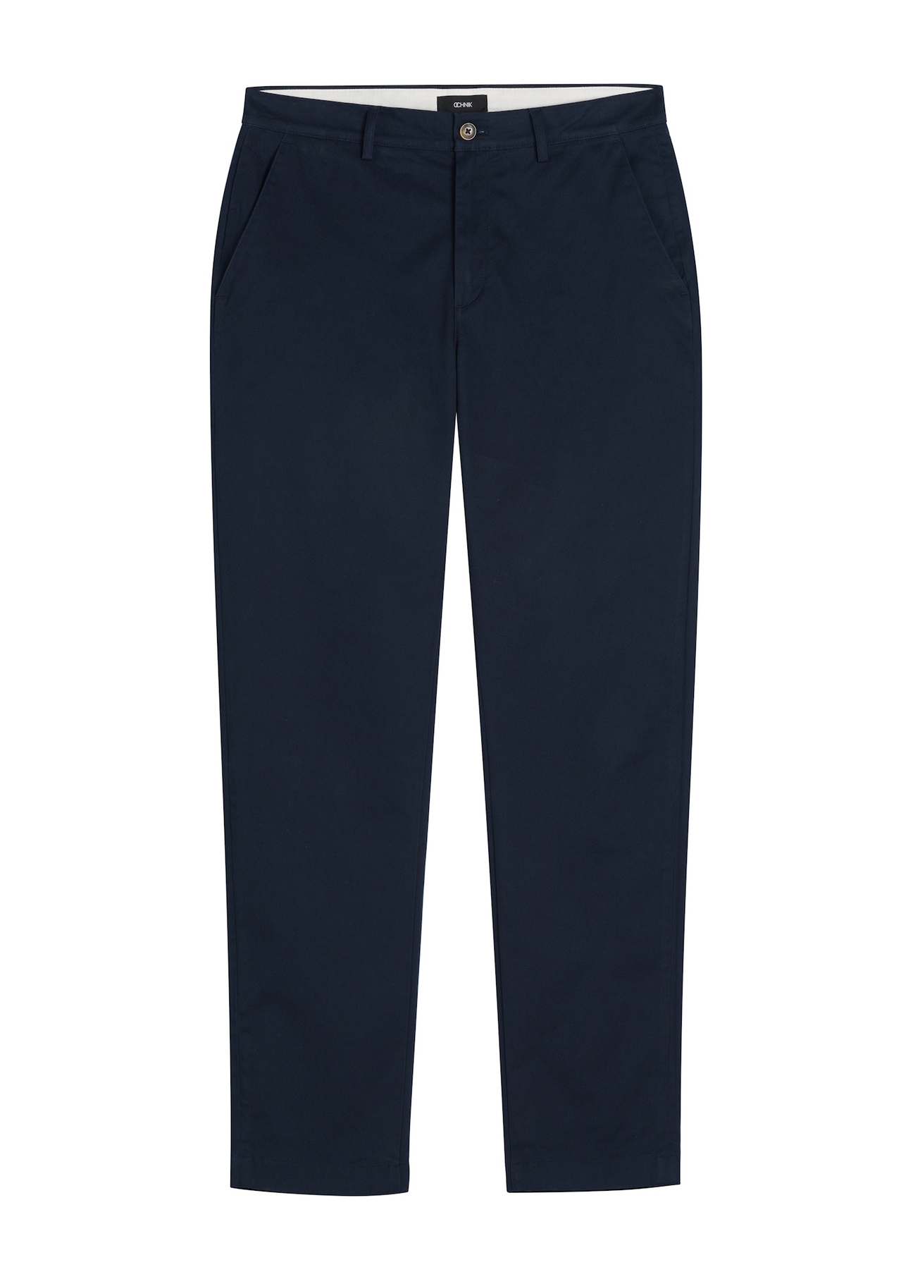 Men's navy blue trousers SPOMT-0121-7E(W26), front product view on white background.
