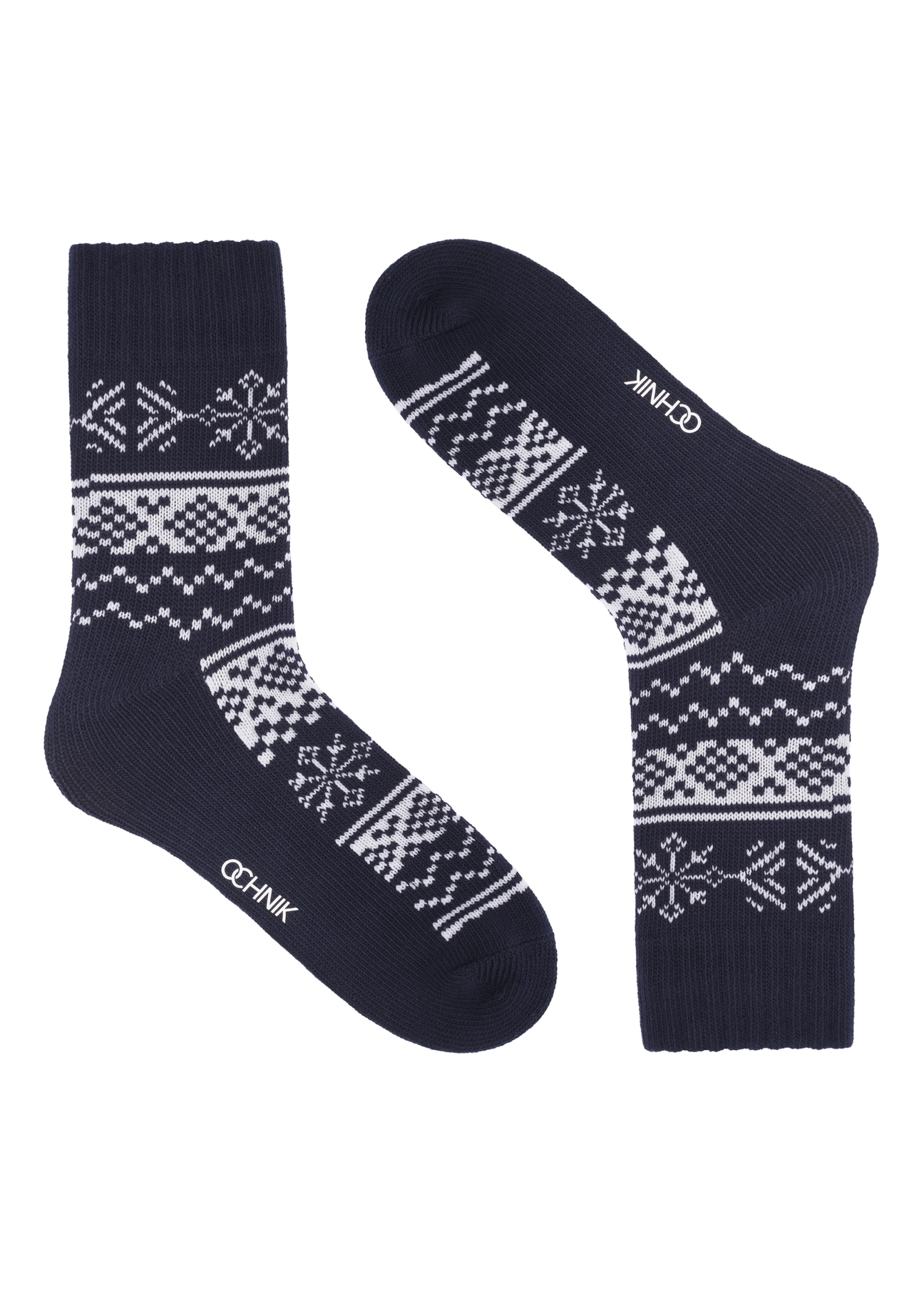 Two-pack of men's winter socks ZESMT-0070-7D(Z26), front product view on white background.