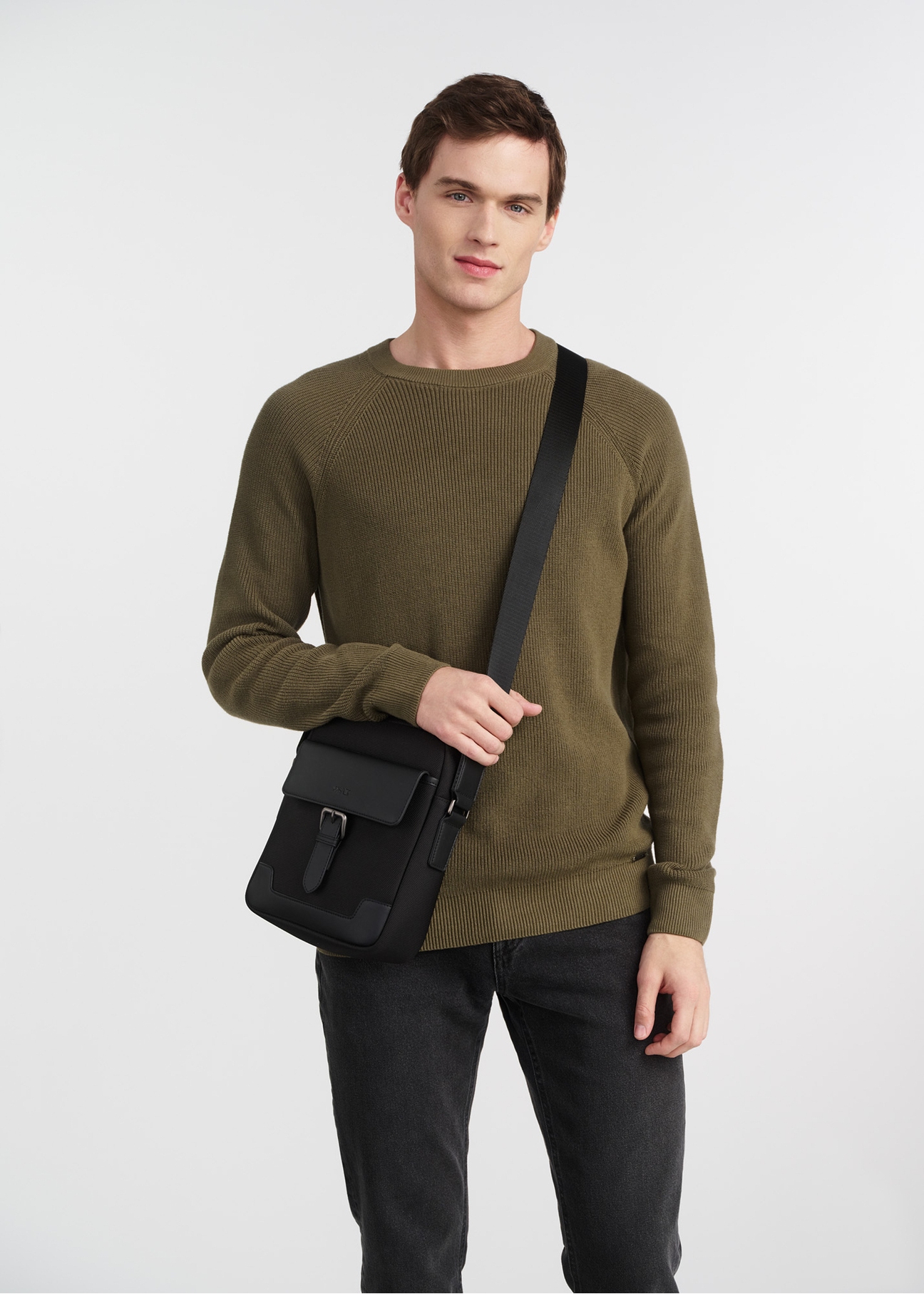 Black men's bag TORMN-0359-99(W25)