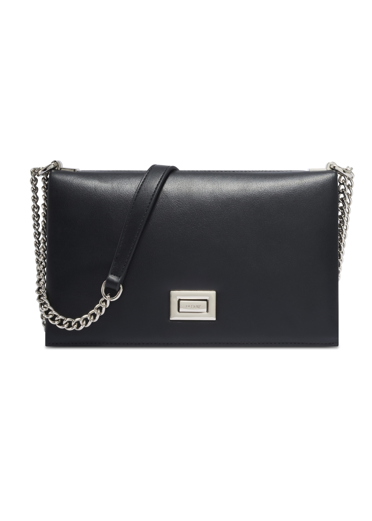 Black small women's handbag TOREC-1282-99(Z26). Front view on a white background.