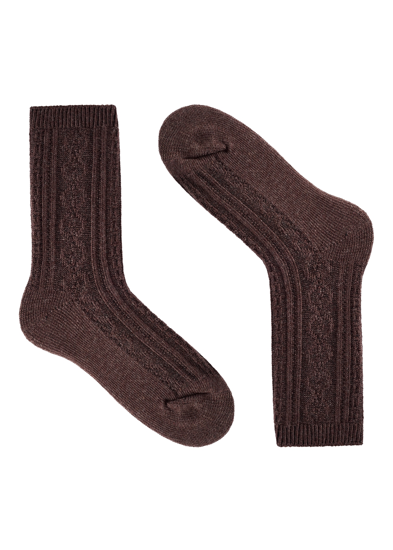 Set of women's long socks ZESDT-0040-15(Z25), view of the second pair of the product on a white background.