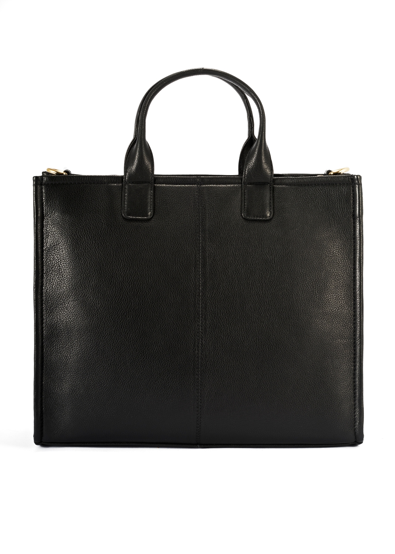 Women's leather handbag TORES-1145-99(Z25), product view from the back on a white background.
