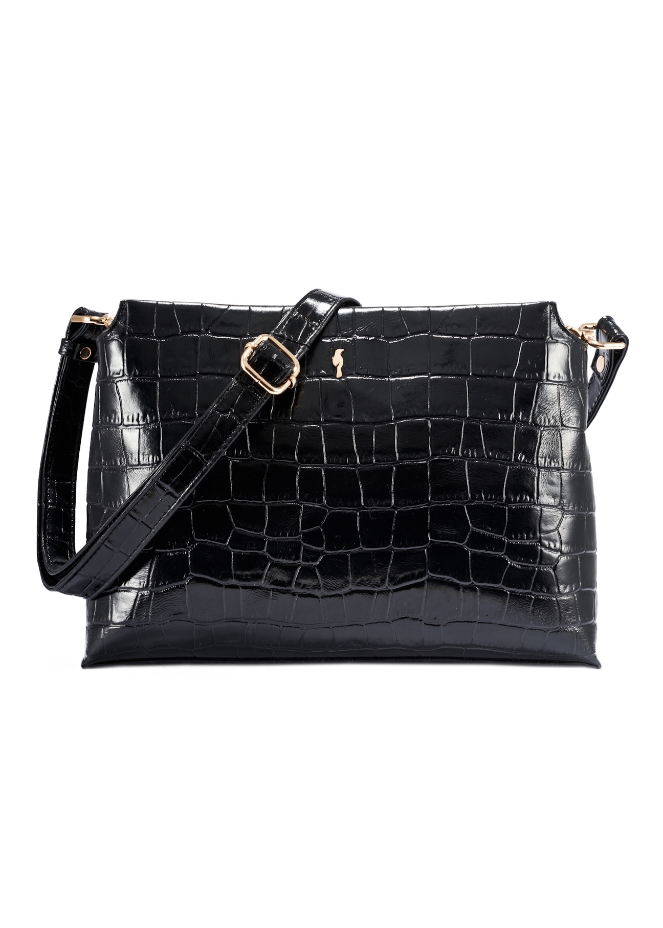 Black croco women's handbag TORES-1159E-99(Z25)