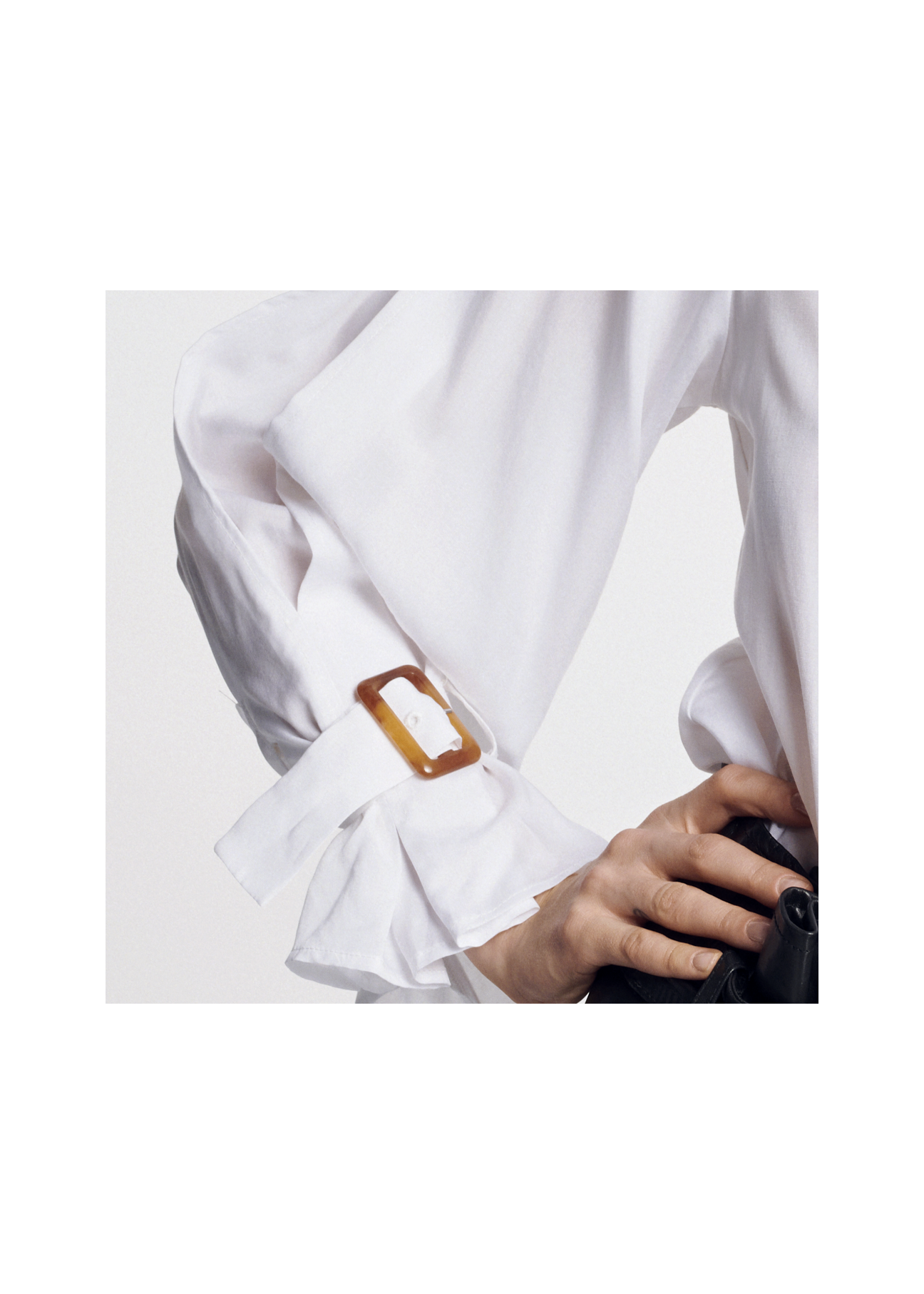 White shirt with wide sleeves KOSDT-0087-11(W21)-04
