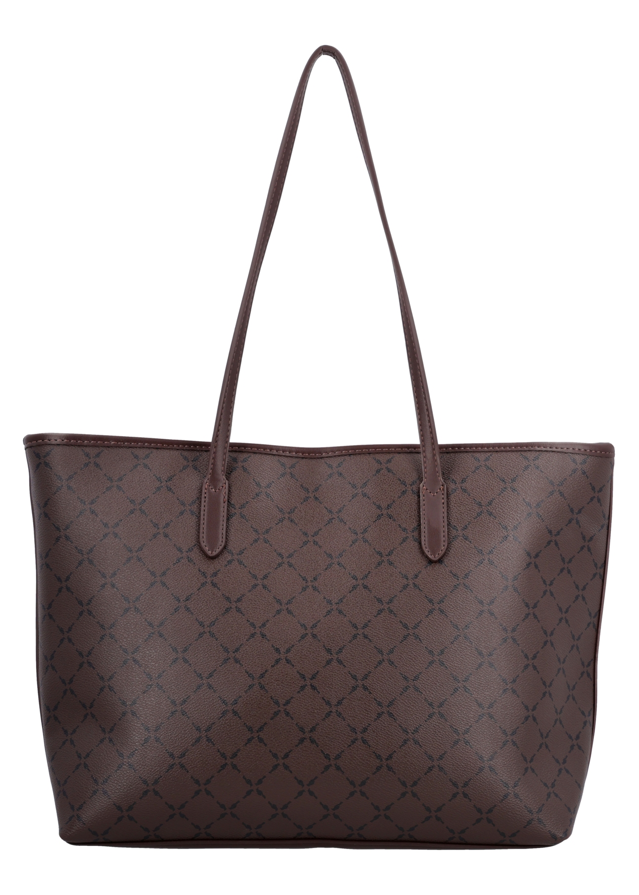 Branded women's shopper bag TOREC-1299-1P(Z26), rear view of the product on a white background.