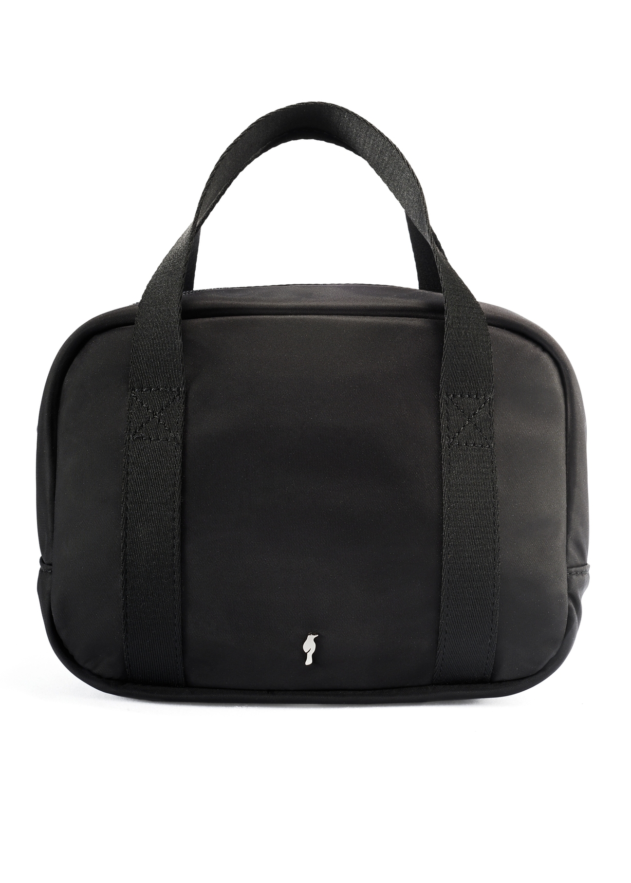 Black lunchbox bag TOREN-0328-99(Z25), product view from the front on a white background.