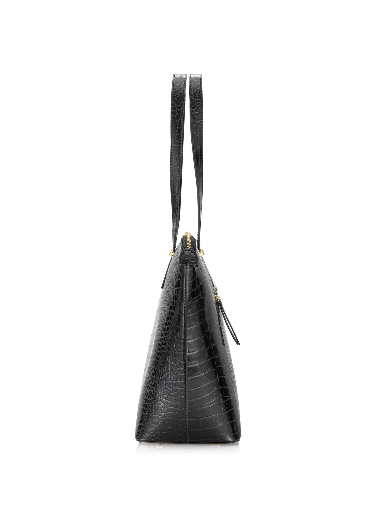 Elegant women's shopper bag TOREC-0953A-97(Z25), side view of the product on a white background.