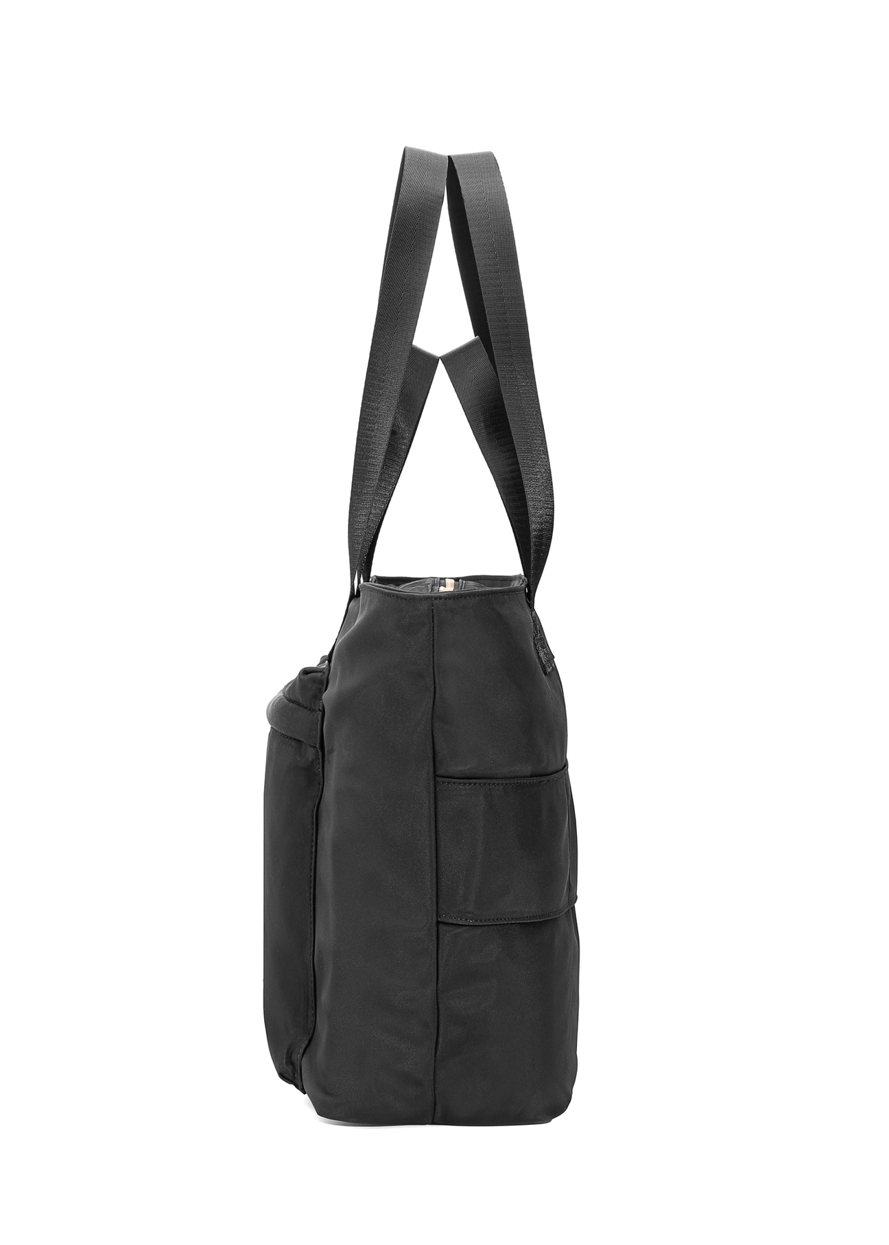 Black large shopper bag TOREN-0325-99(Z25)