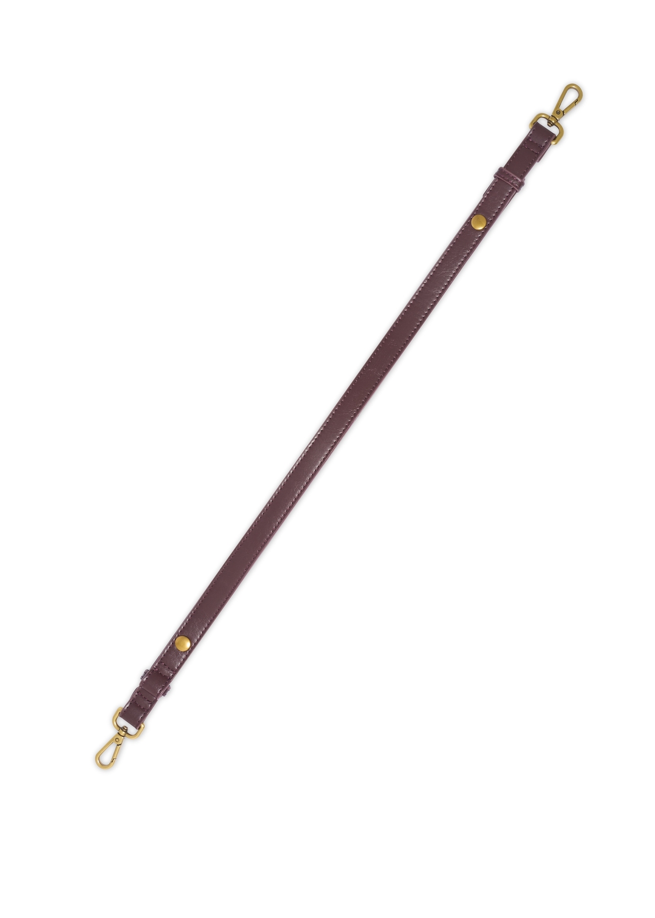 Burgundy women's shoulder bag TOREC-1245-4D(Z26). View of the strap on a white background.