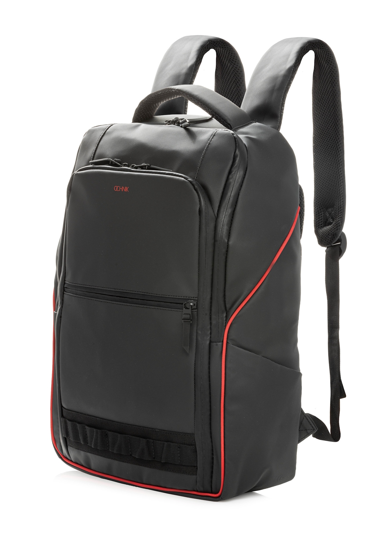 Black large men's backpack TORMN-0396-9J(W26), diagonal product view on a white background.