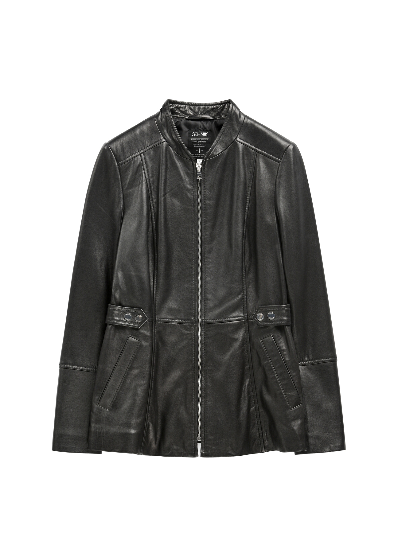 Women's waisted leather jacket KURDS-0424-99(KS)
