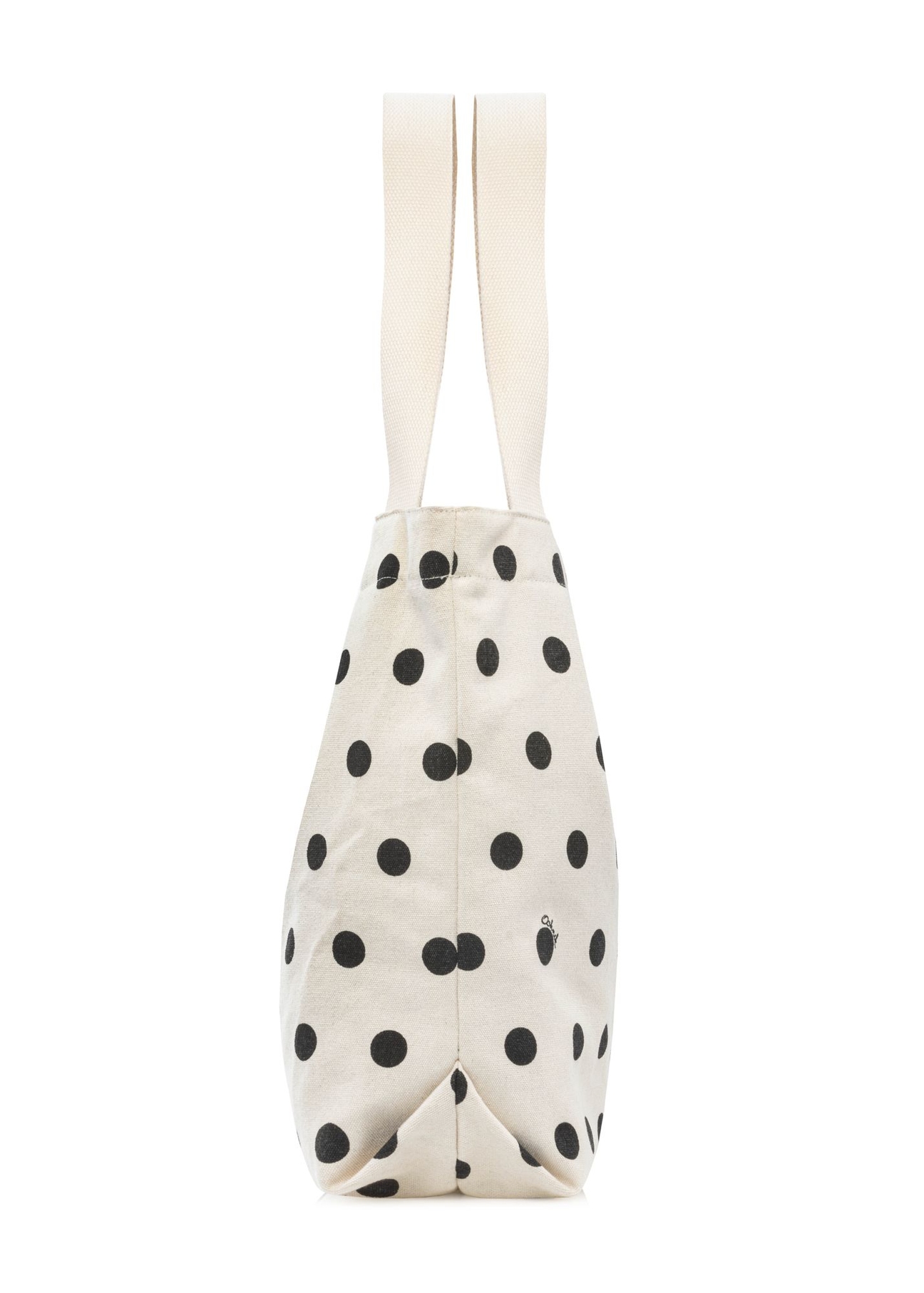 Cotton polka dot bag TOREN-0289-0P(W26)
