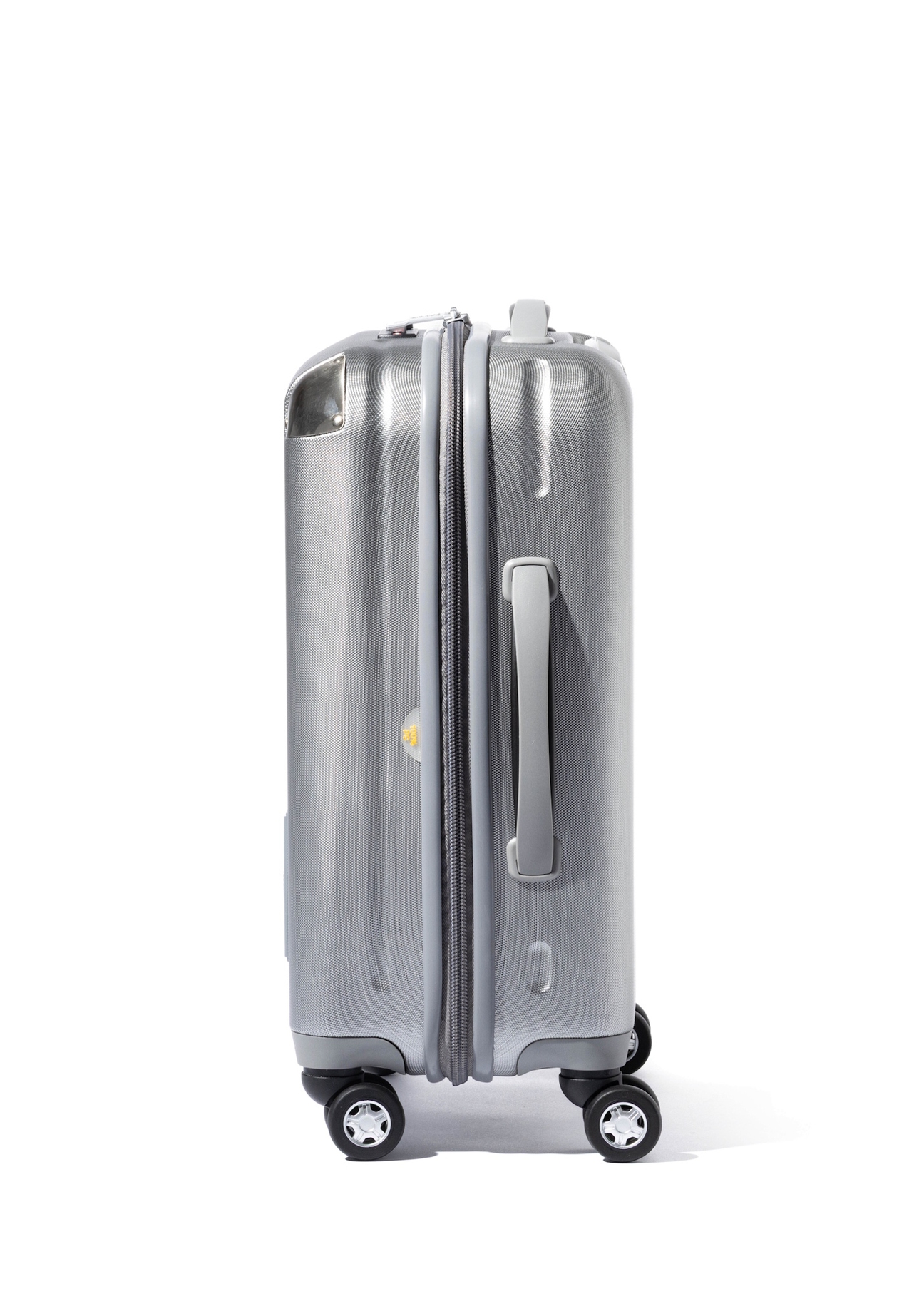 Medium suitcase on wheels WALPC-0001-9X-24(W26), side view of the product on a white background.
