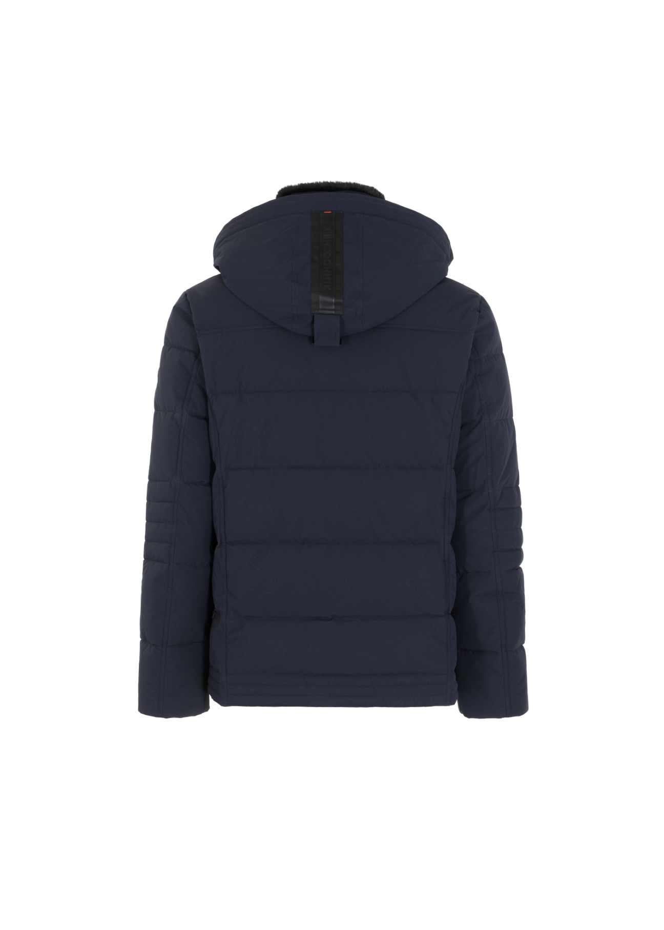 Warmed navy blue men's winter jacket KURMT-0242-69(Z21)-04