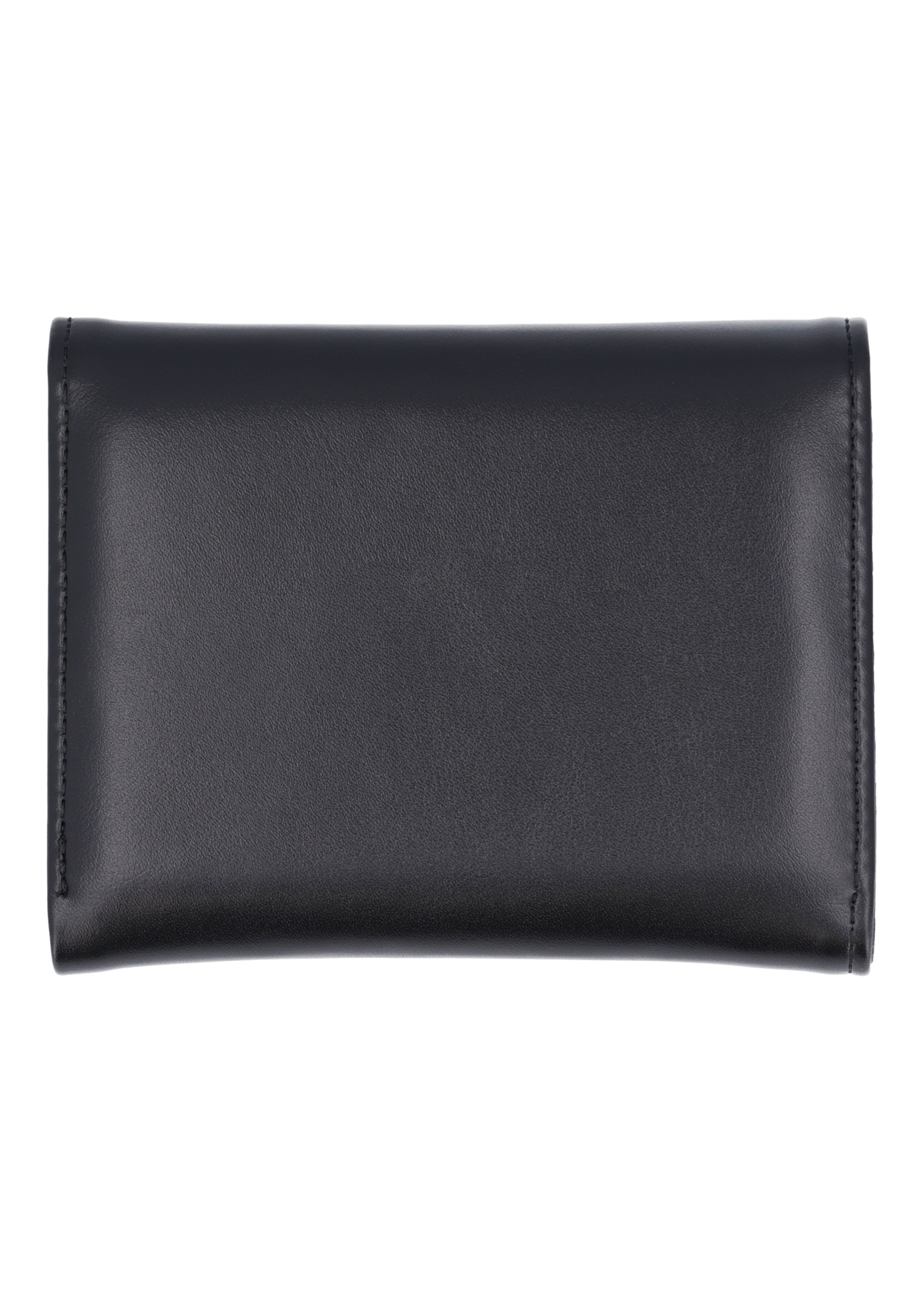 Black medium women's wallet POREC-0448-99(Z26), back view of the product on a white background.