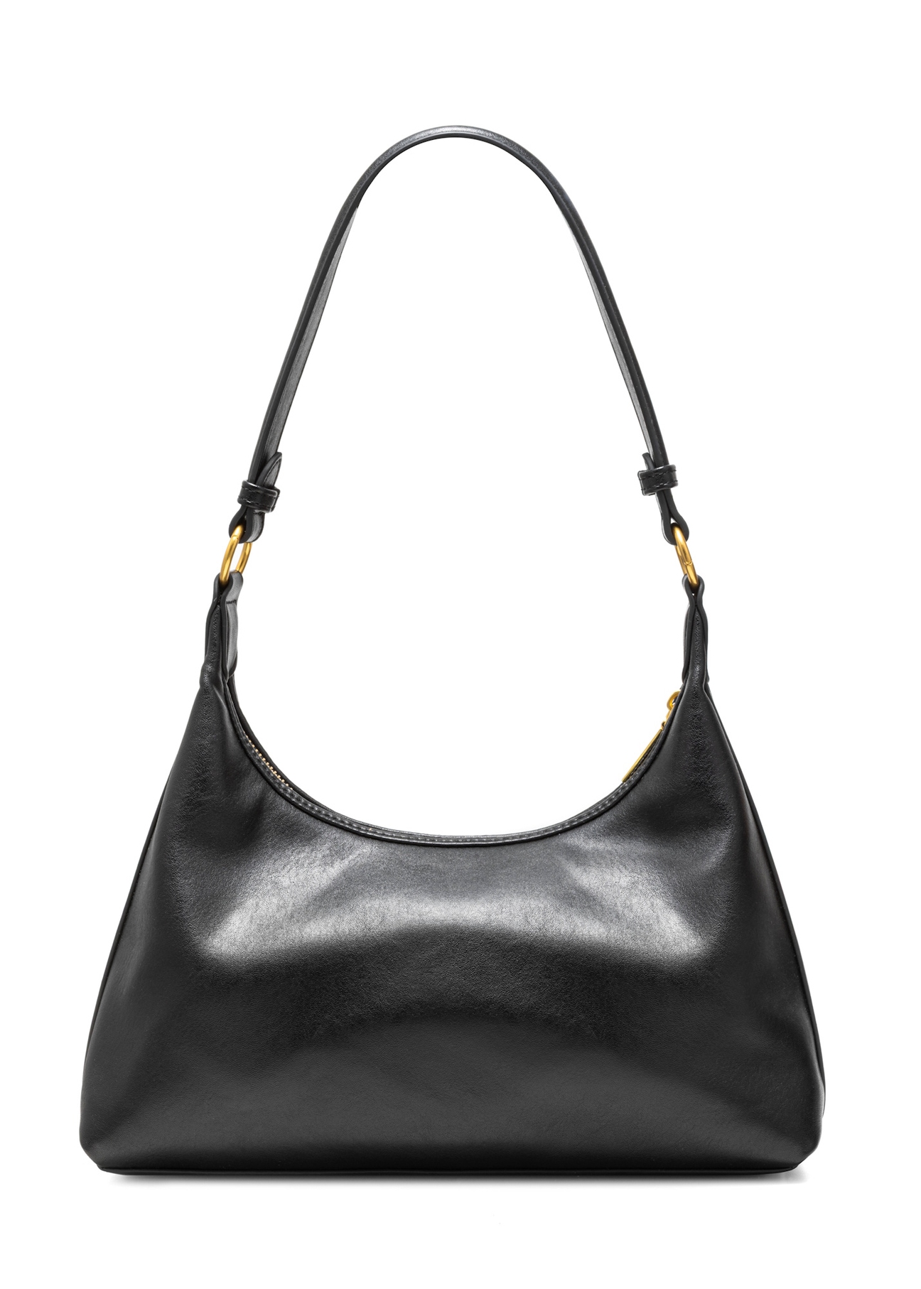 Black women's handbag TOREC-1082-99(Z25), product view from the back on a white background.