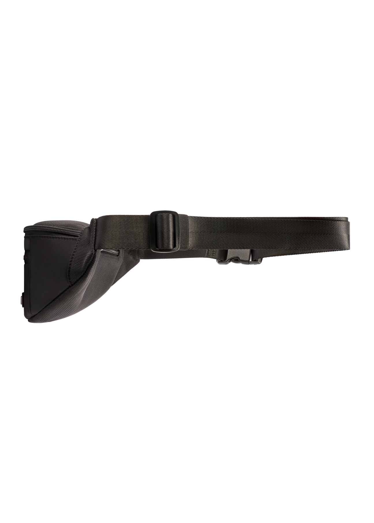 Men's black nylon waist bag TORMN-0407-99(W26)