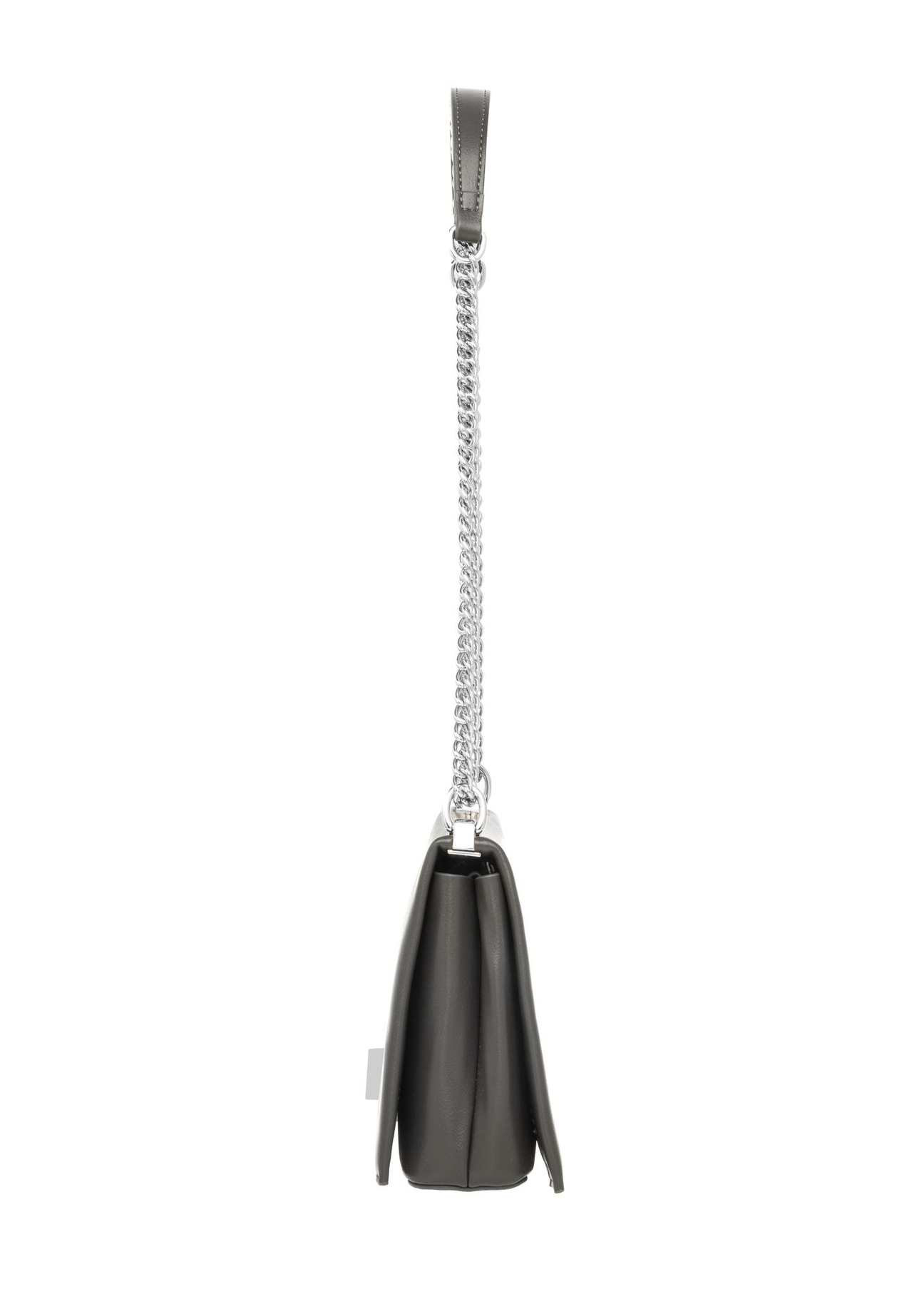 Graphite small women's handbag TOREC-1282-9D(Z26) - side view of the product, on a white background.