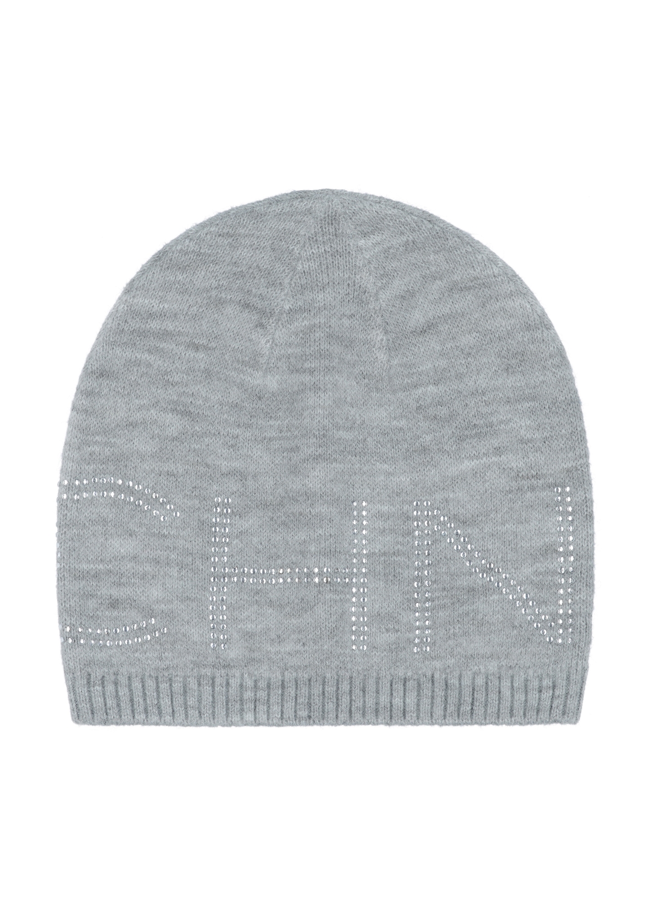 Grey women's cap with OCHNIK logo CZADT-0160-91(Z23)-03