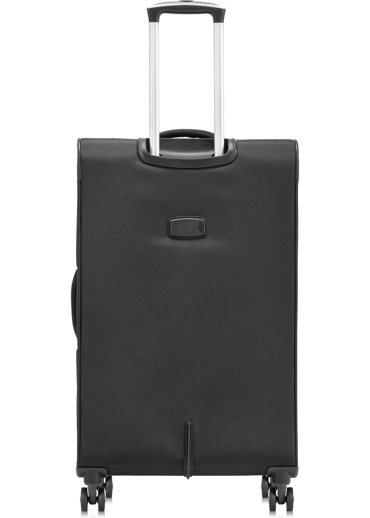 Set of suitcases on wheels 19"/24"/28" WALNY-0042-99(W25), product view from the back on a white background.