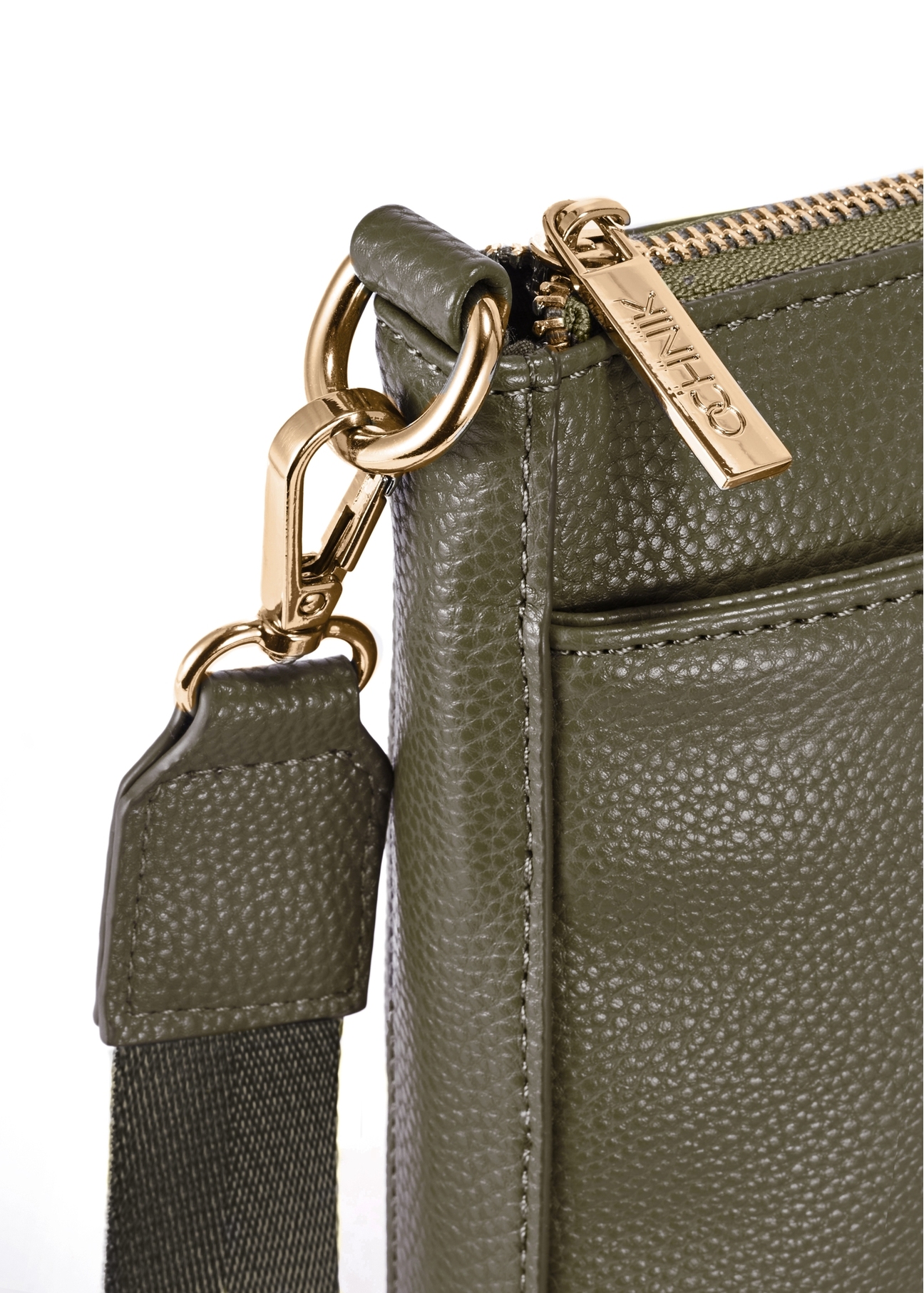 Women's khaki shoulder bag TOREC-0708B-55(Z25)