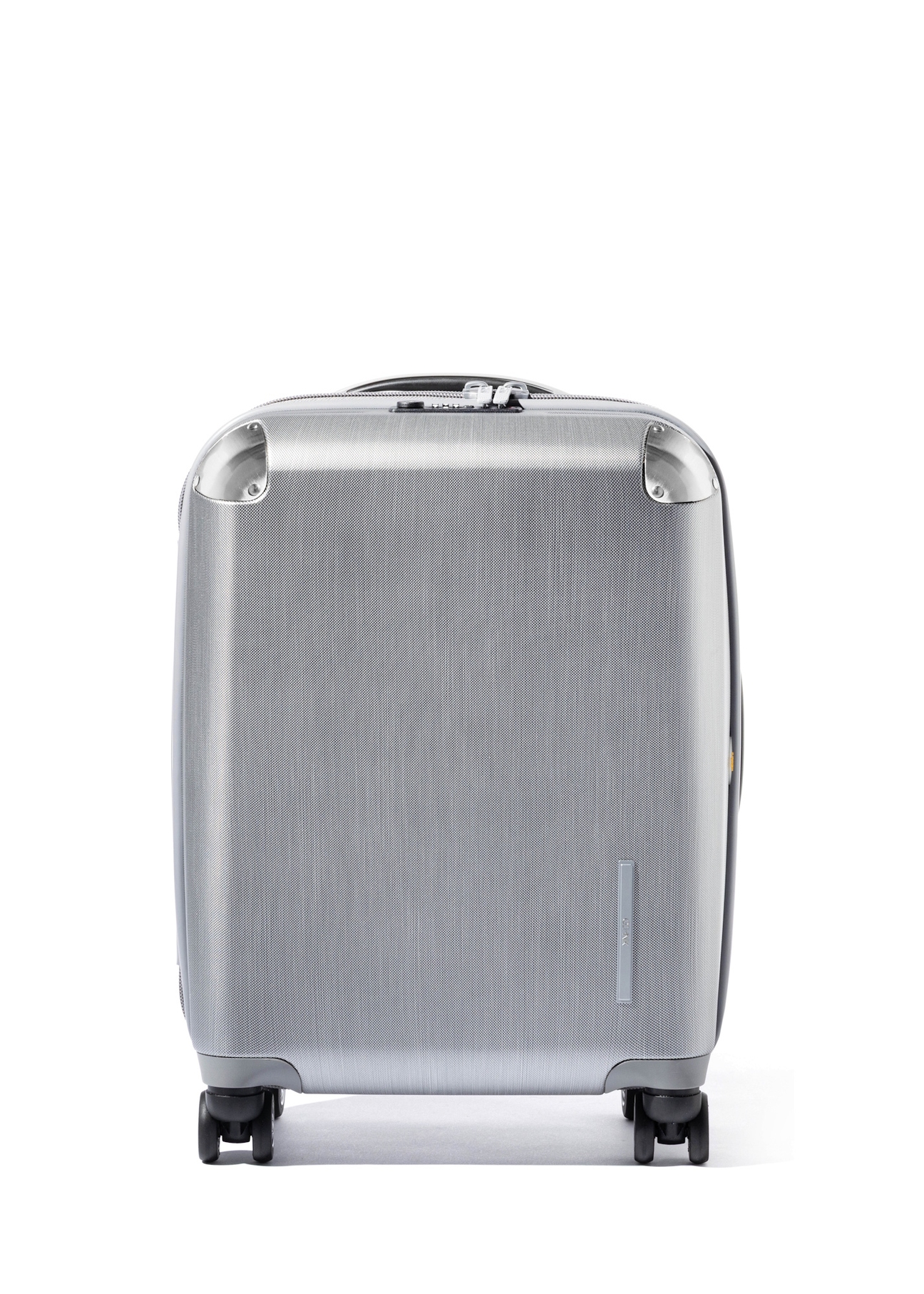 Small suitcase on wheels WALPC-0001-9X-19(W26), front view of the product on a white background.