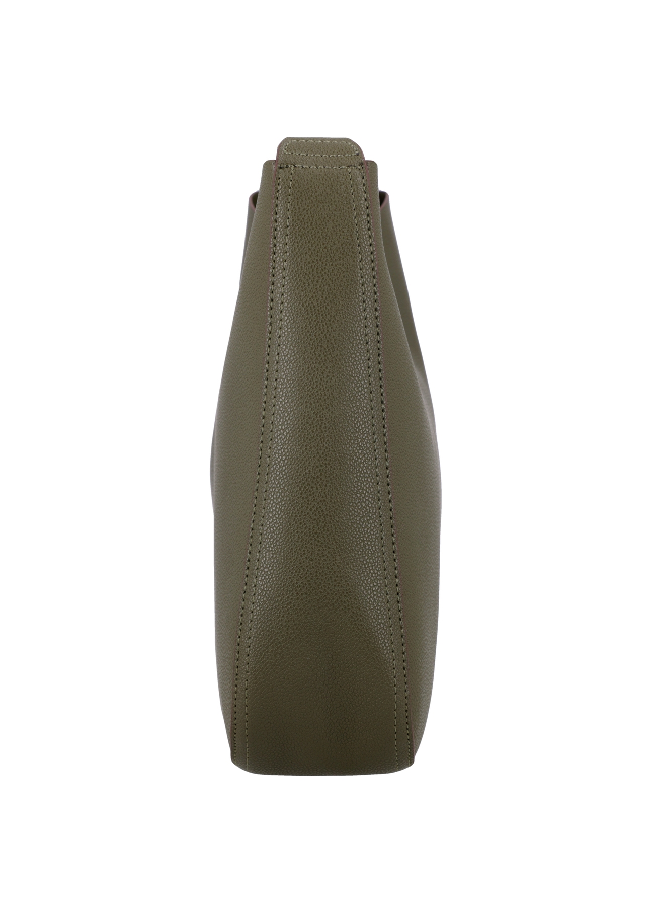 Green women's hobo bag TOREC-1257-8B(Z26). Product view from the side on a white background.