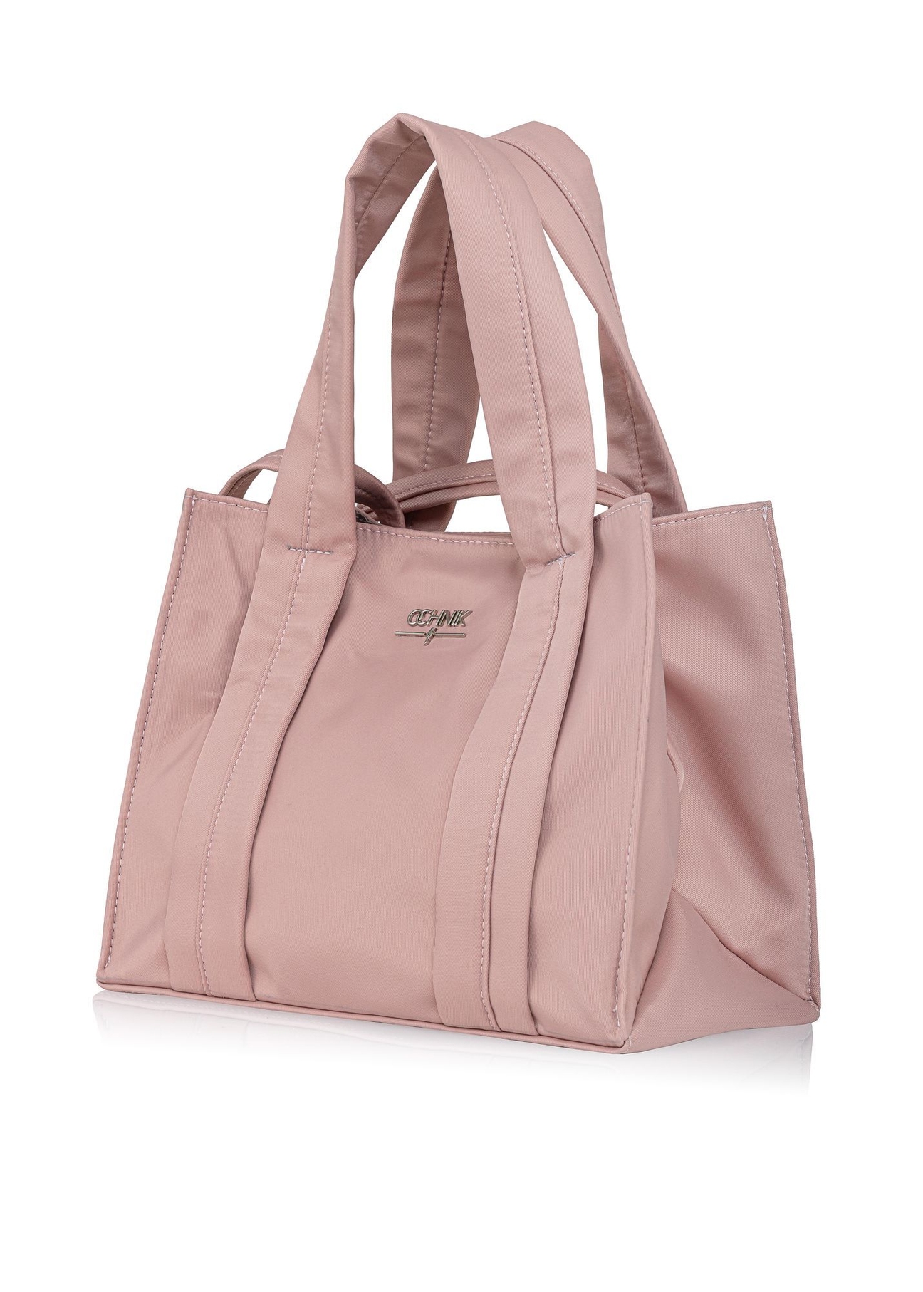 Pink women's tote bag TOREN-0249-31(W23)-05