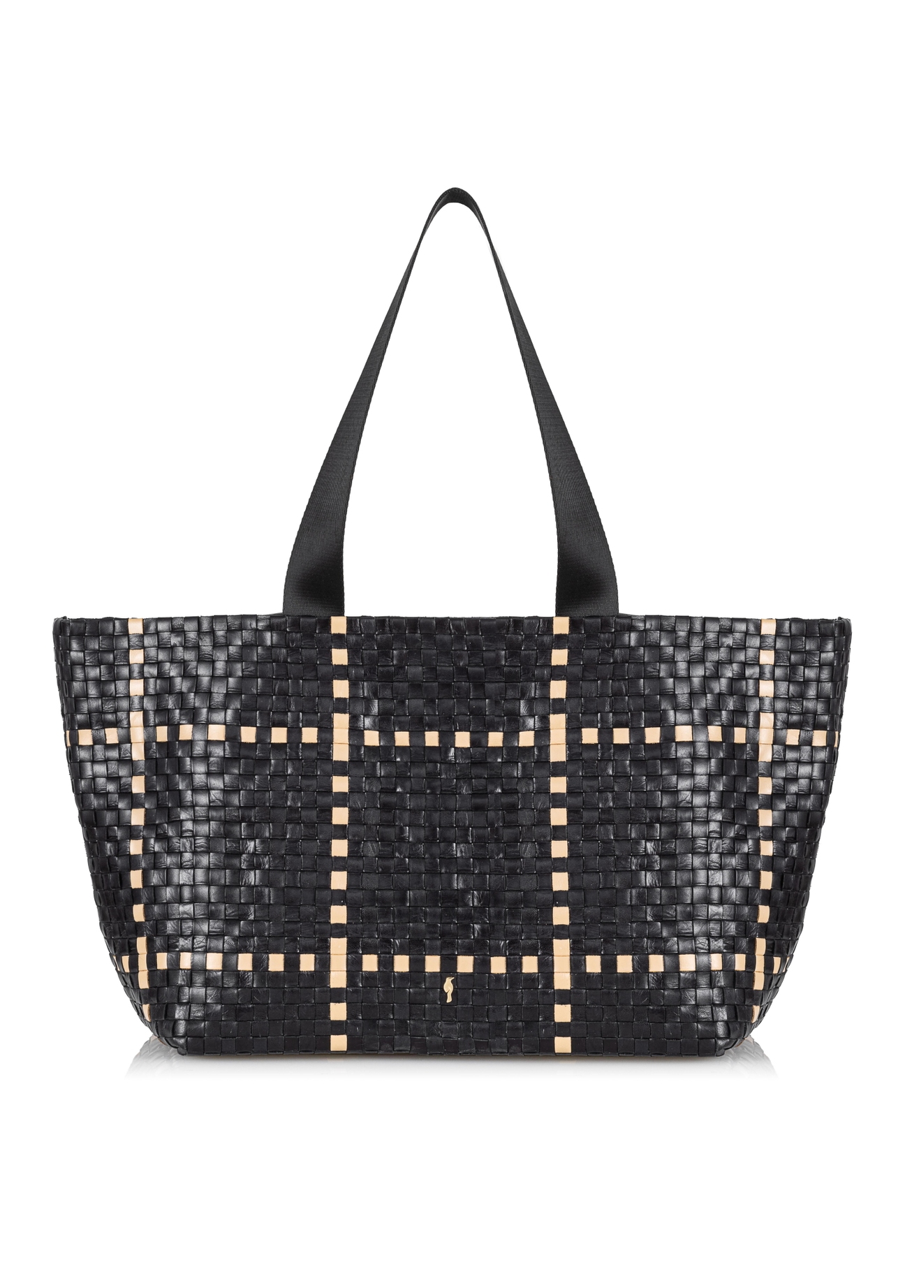 Women's leather shopper bag TORES-0920-99(W23)-01