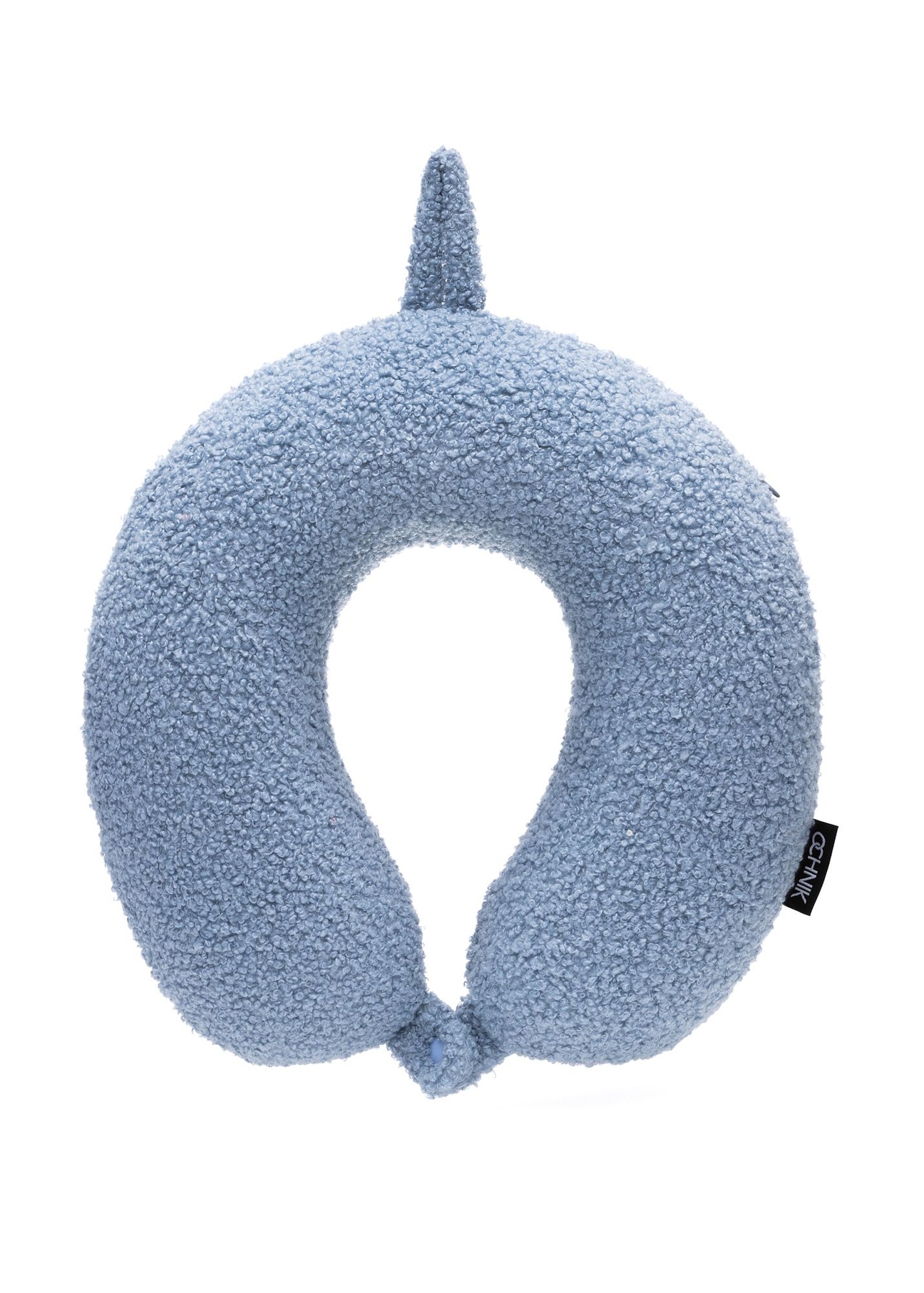 Soft blue headrest AW-014-0003-61(W25), front view of the product on a white background.