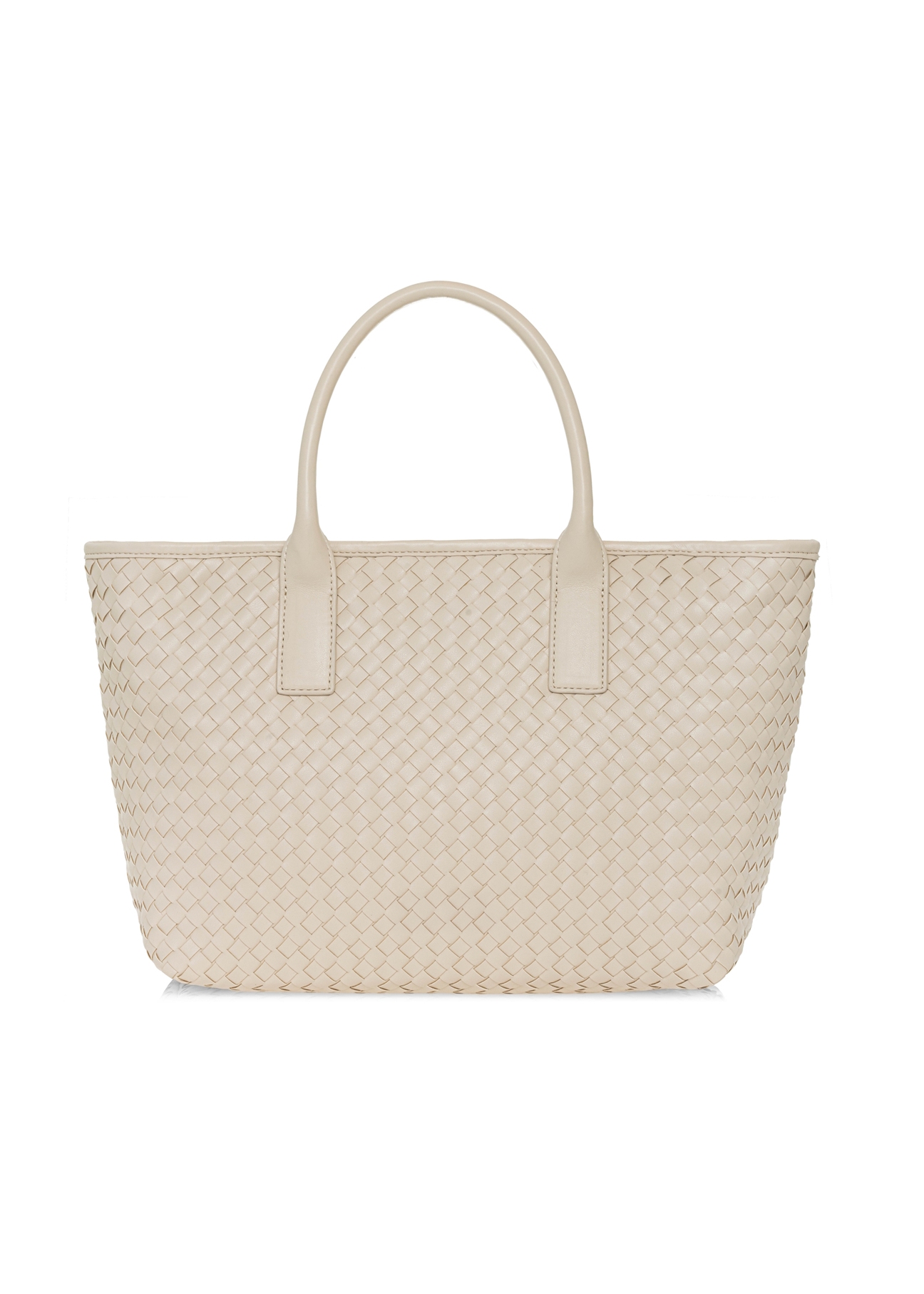 Cream women's shopper bag TOREC-1008-12(W25)