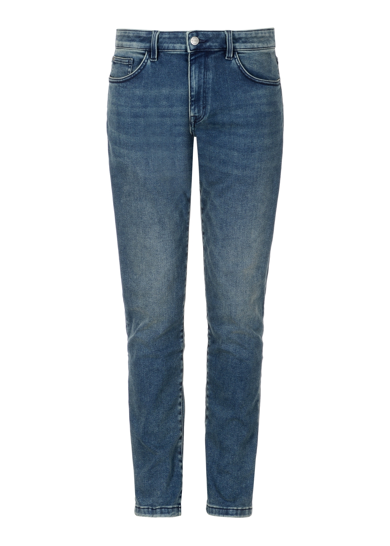 Navy blue men's vintage jeans JEAMT-0020-69(Z23)-03