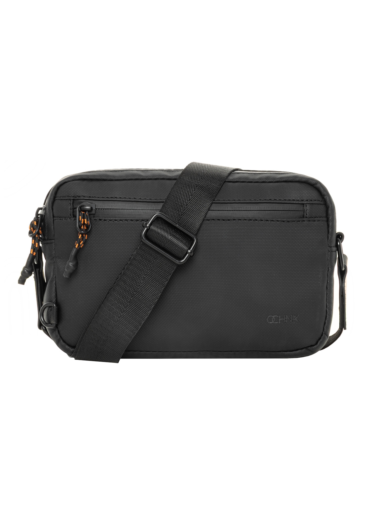 Black men's shoulder bag TORMN-0433-99(Z26), front product view on white background.
