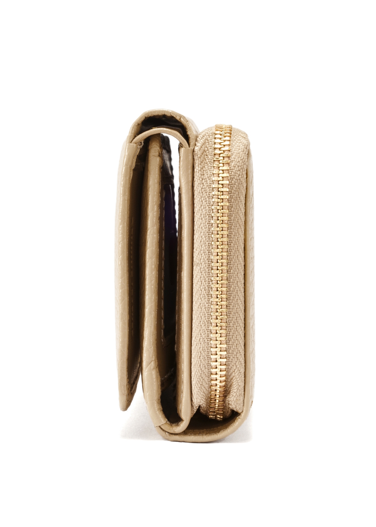 Large beige leather women's wallet PORES-0801R-1B(W26)