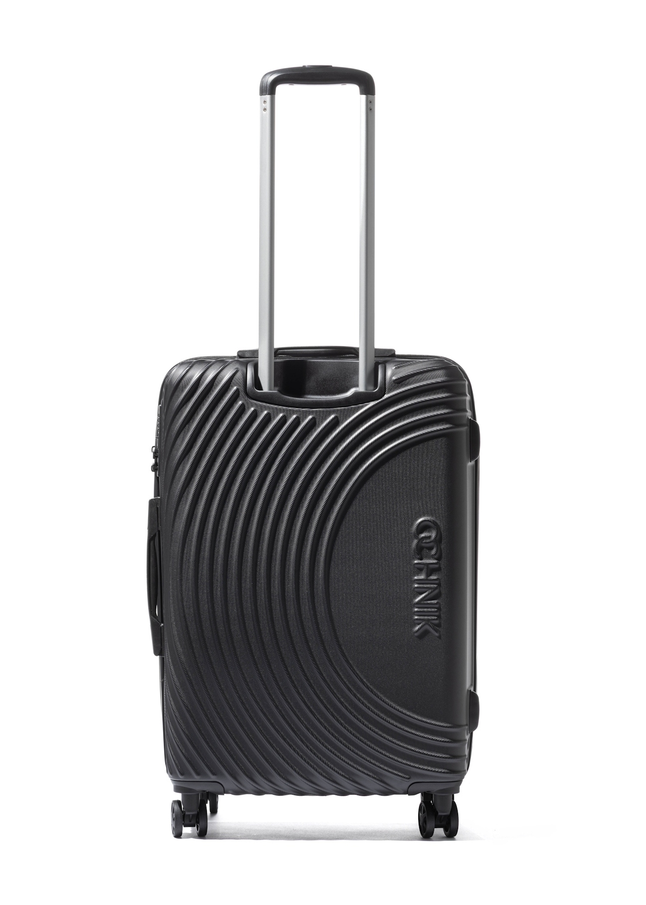 Set of wheeled suitcases (19"/24"/28") WALAB-0088-99(W26), rear view of the product on a white background.