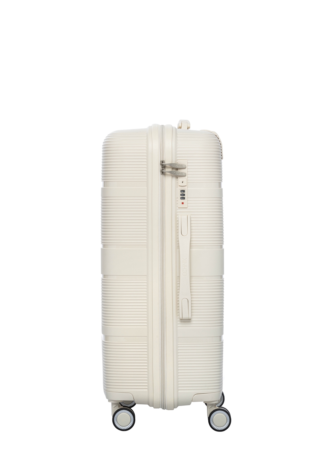 Medium suitcase on wheels WALPP-0022-0C-24(W26), product view from the side on a white background.