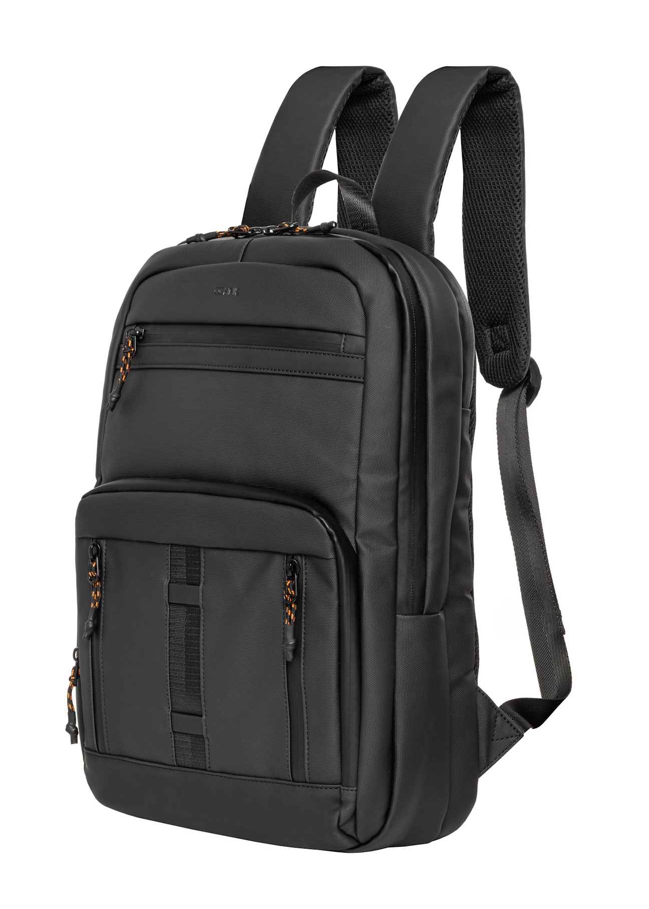 Black men's backpack TORMN-0431-99(Z26), angled product view on a white background.