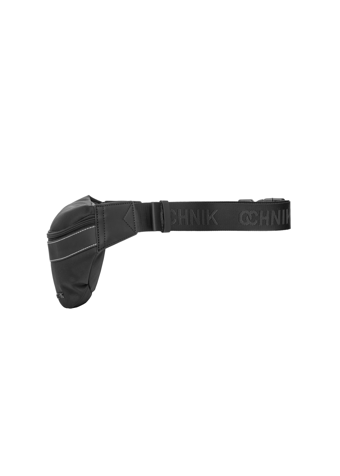 Men's black waist bag TORMN-0424-99(Z26)
