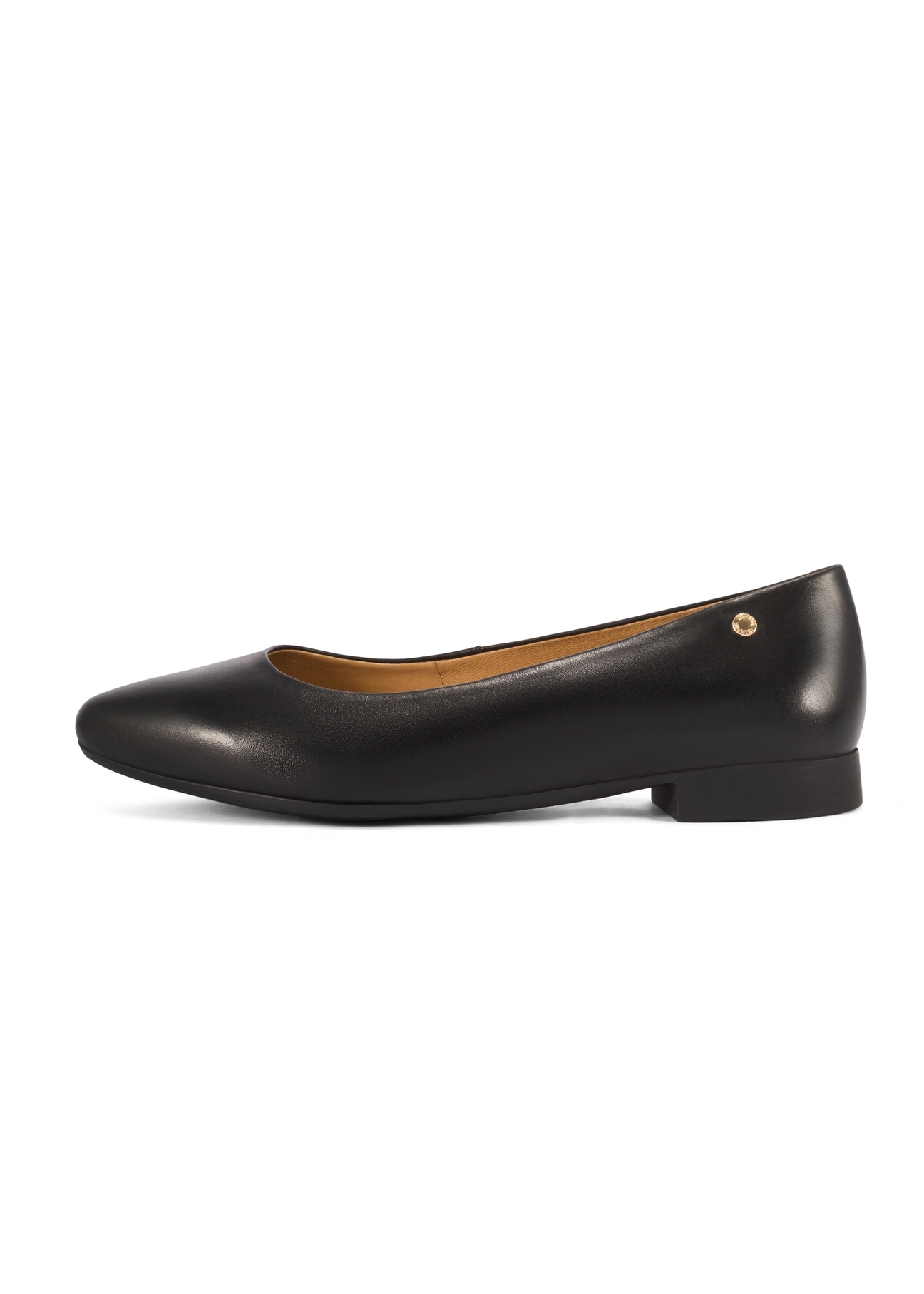 Black leather ballerinas BUTYD-1049B-99(W26)
