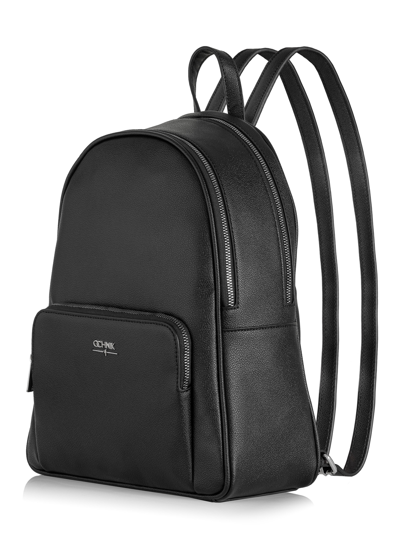 Black large women's backpack TOREC-0725A-99(Z25), diagonal product view on a white background.
