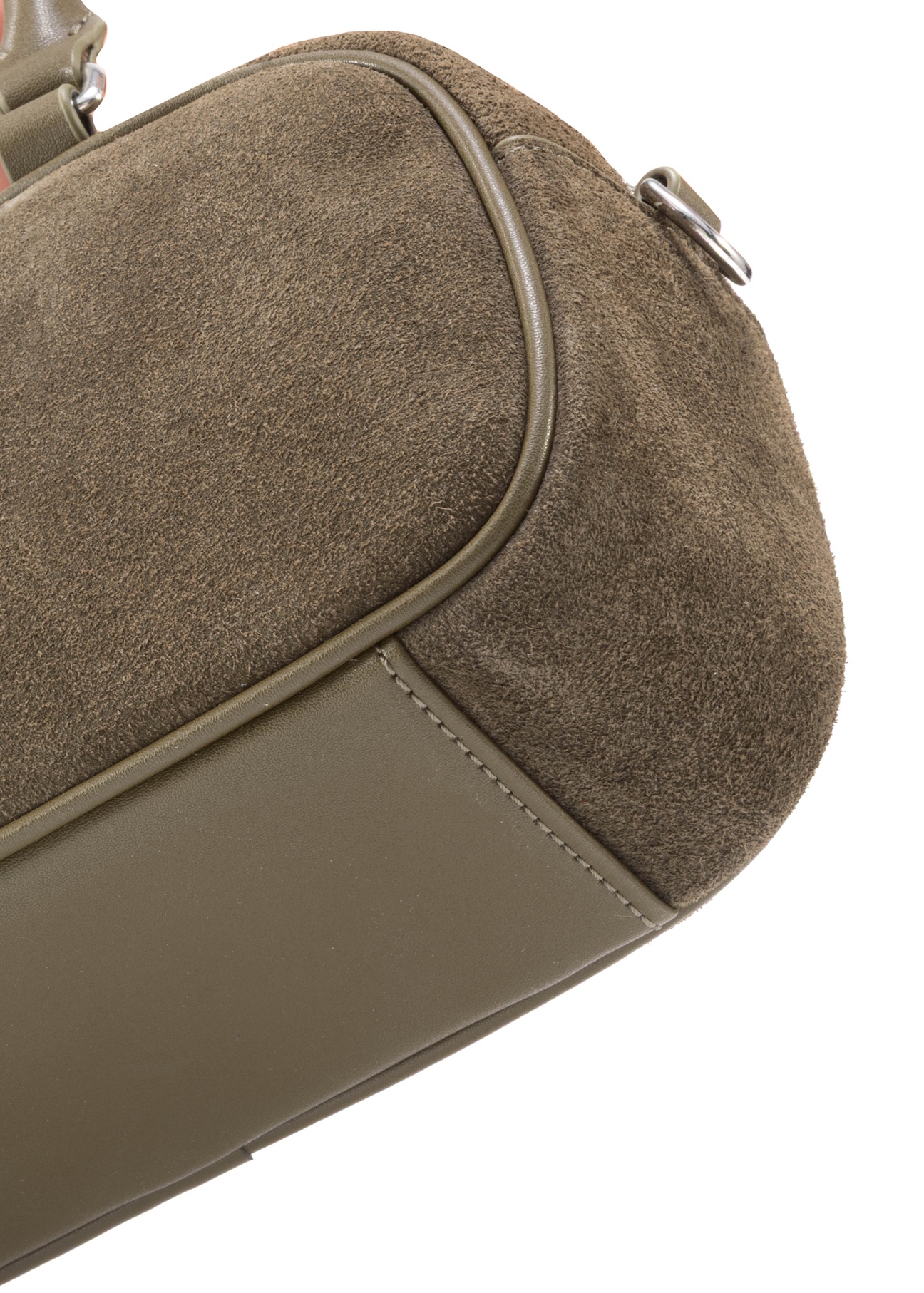 Women's khaki shoulder bag TORES-1193-55 (Z25), close-up of product detail on white background.