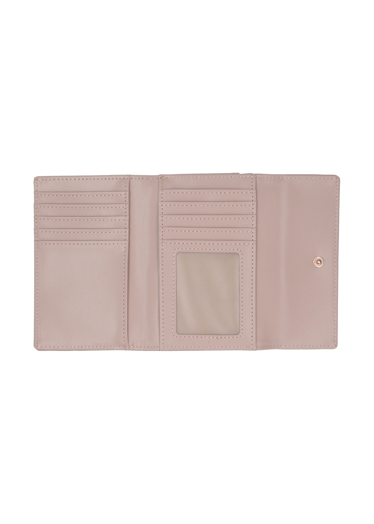 Light beige women's wallet POREC-0426-1B(Z26), product view inside on a light background.