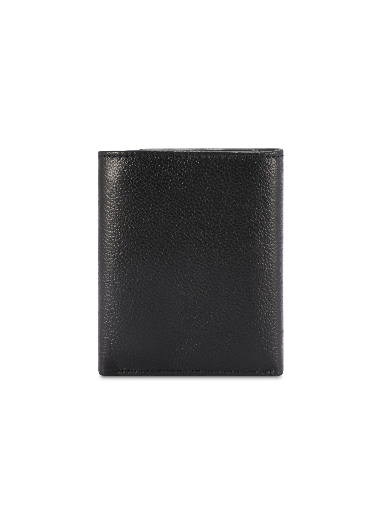 Small men's leather wallet PORMS-0688-9I(W26), product view from the back on a white background.
