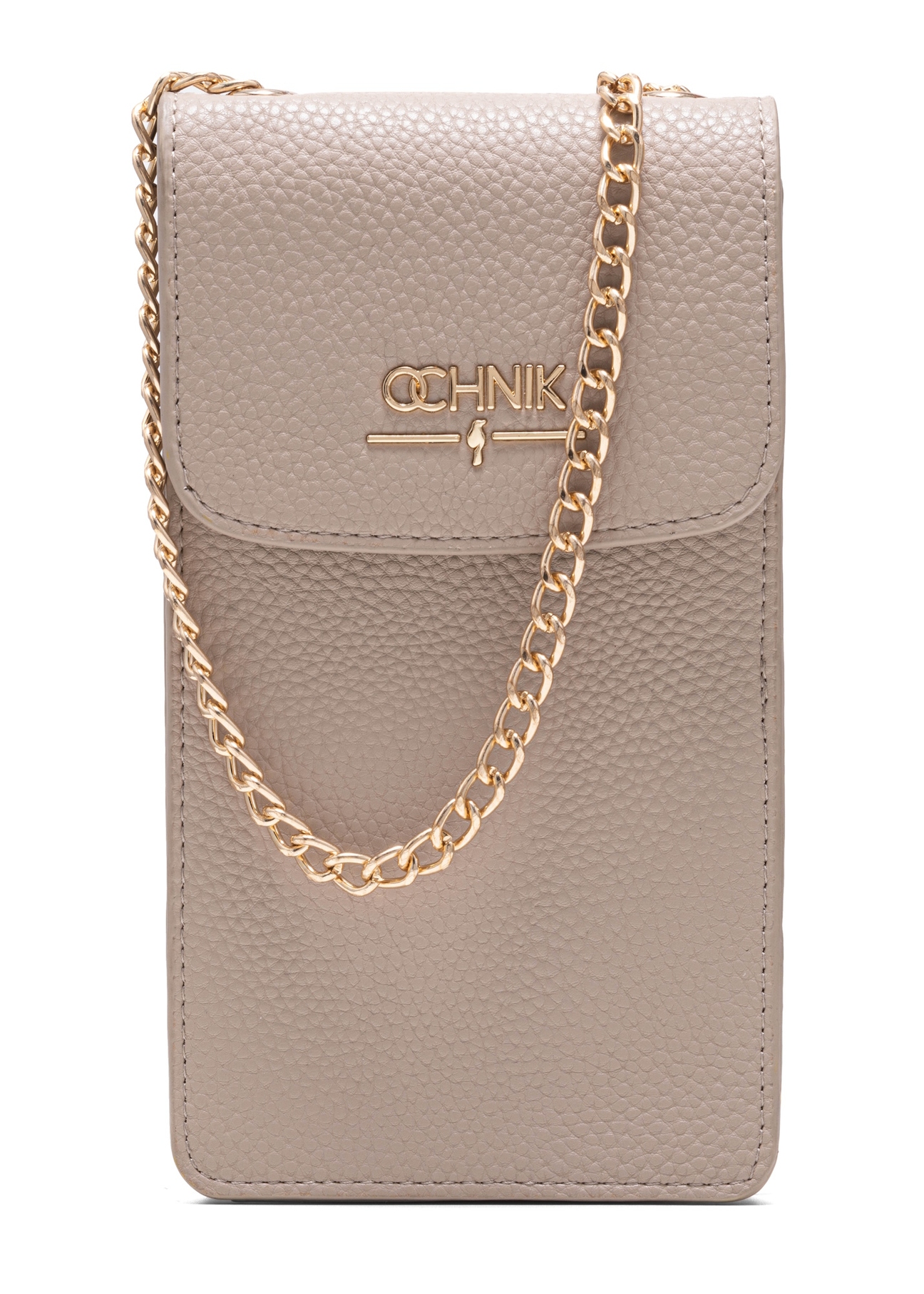 Beige women's pouch TOREC-1112-80(Z25), front product view on white background.